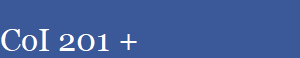 CoI 201 +